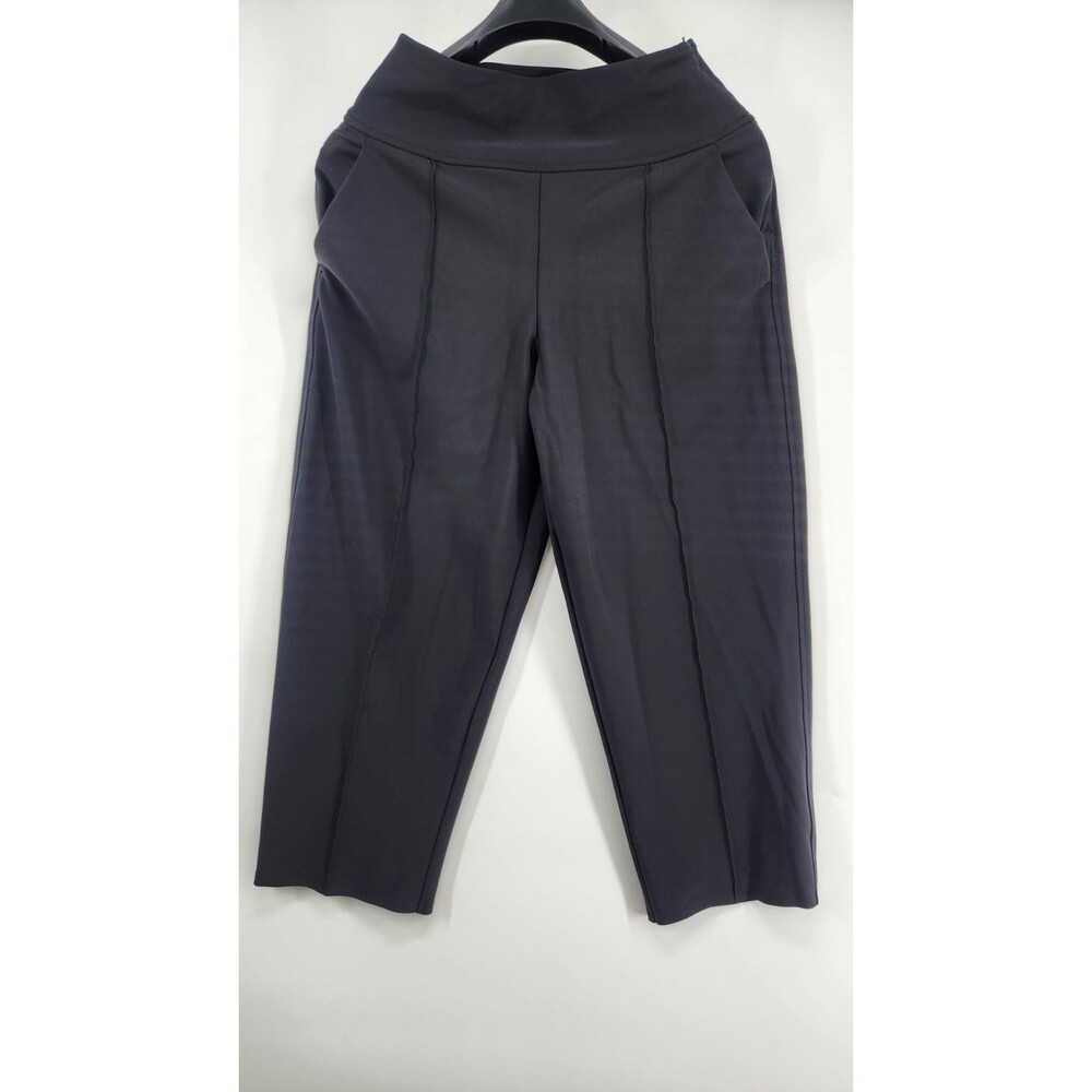 Athleta Size2 Black Stellar Trousers Travel Stretch Zip‎ Pockets Work Pants
